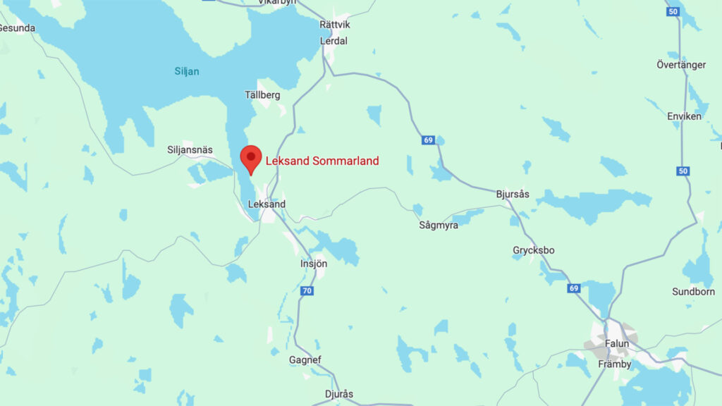Karta leksand sommarland