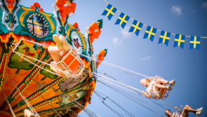 karusell leksandsommarland flagga