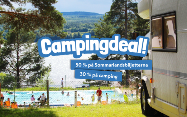 50% på entré och 30% på camping